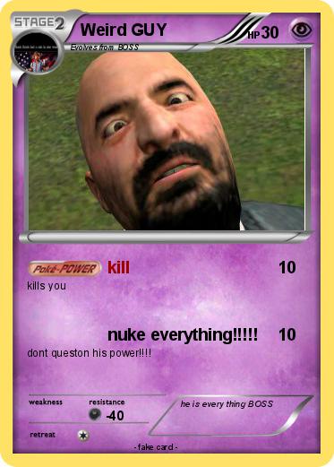Pokemon Weird GUY