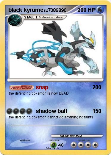 Pokemon black kyrume