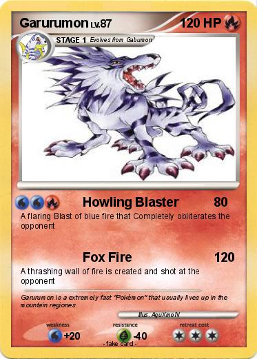 Pokemon Garurumon