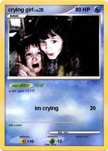Pokemon crying girl