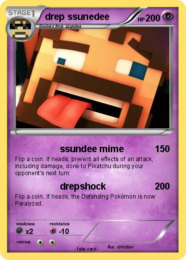 Pokemon drep ssunedee