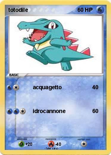 Pokemon totodile