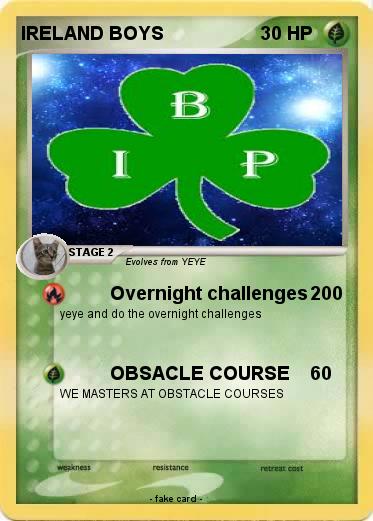 Pokemon IRELAND BOYS