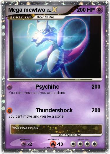 Pokemon Mega mewtwo