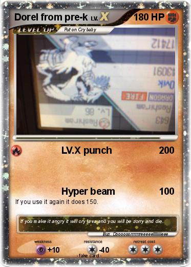 Pokemon Dorel from pre-k