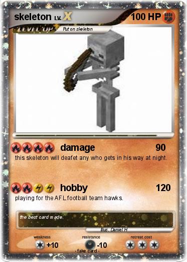 Pokemon skeleton