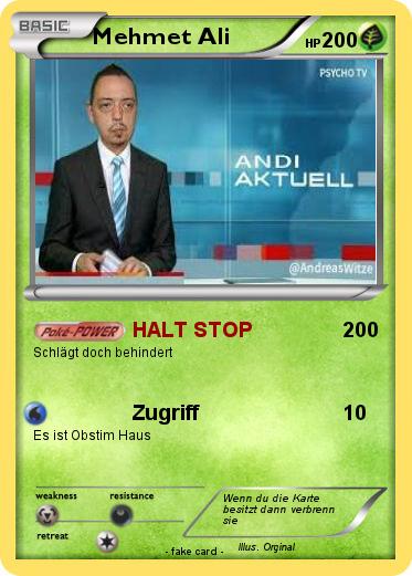 Pokemon Mehmet Ali