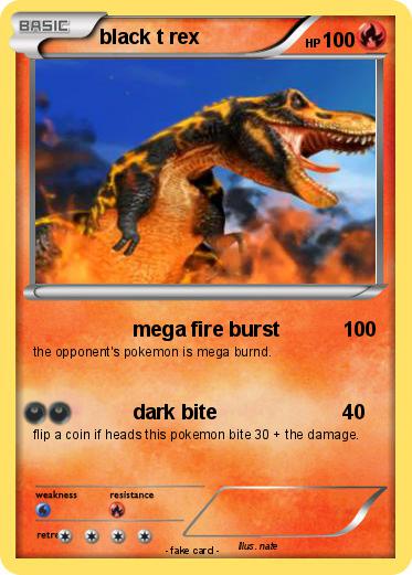 Pokemon black t rex