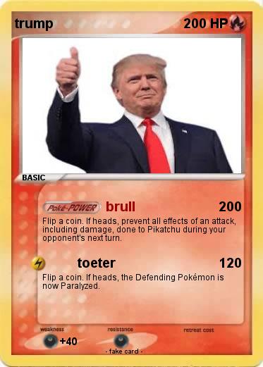 Pokemon trump