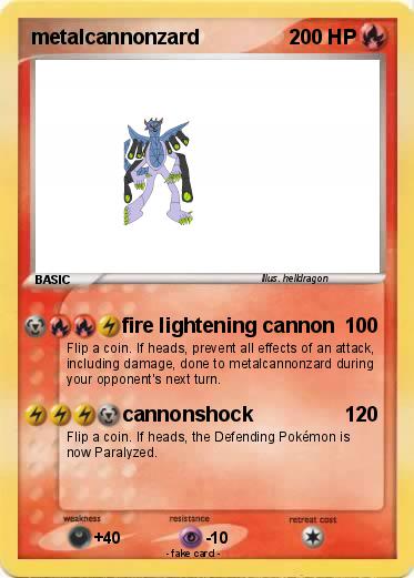 Pokemon metalcannonzard