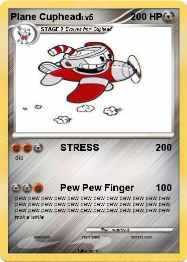 Pokemon Plane Cuphead