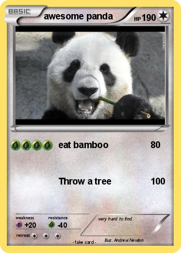Pokemon awesome panda