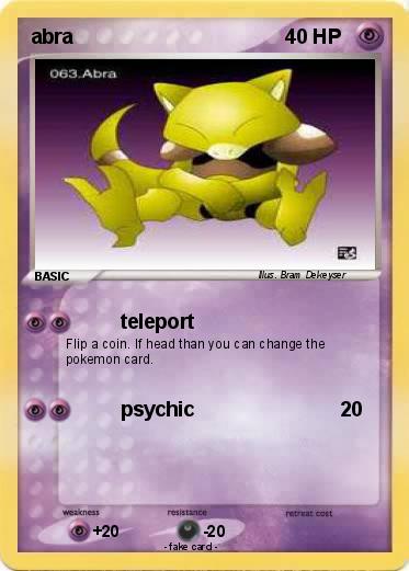 Pokemon abra
