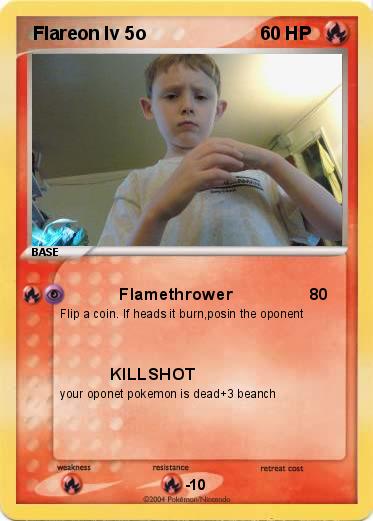 Pokemon  Flareon lv 5o