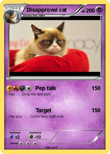 Pokemon Disapproval cat