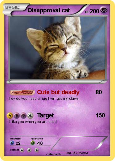 Pokemon Disapproval cat
