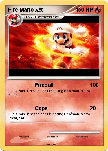 Pokemon Fire Mario