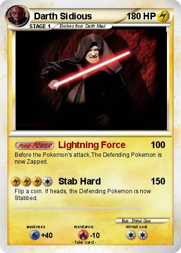 Pokemon Darth Sidious