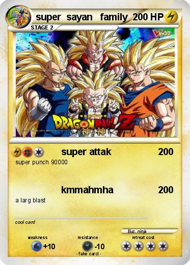 Pokemon super  sayan   family
