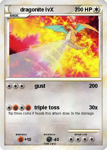 Pokemon dragonite lvX