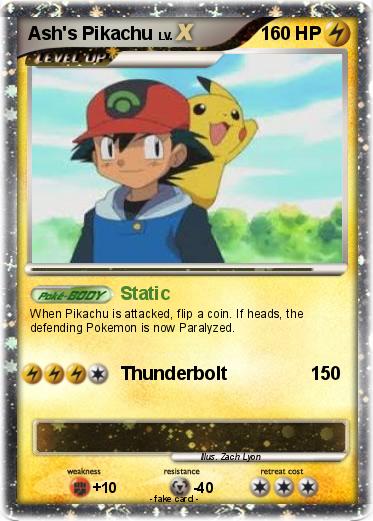Pokemon Ash's Pikachu