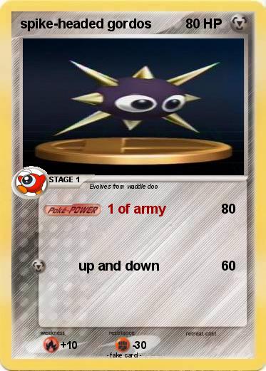 Pokemon spike-headed gordos