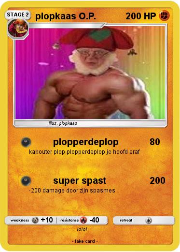 Pokemon plopkaas O.P.