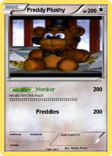 Pokemon Freddy Plushy