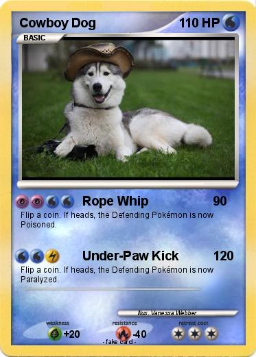 Pokemon Cowboy Dog