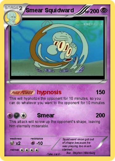 Pokemon Smear Squidward