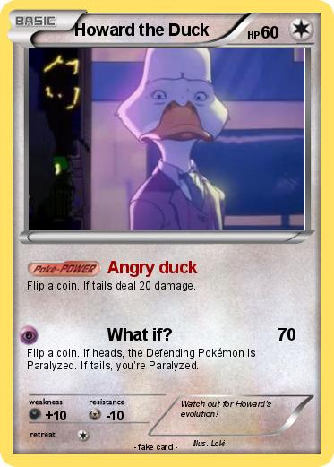 Pokemon Howard the Duck