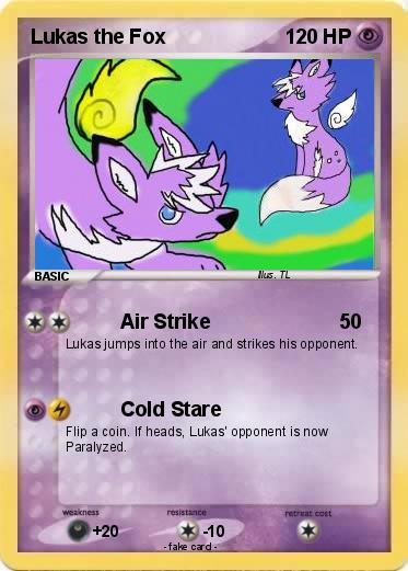 Pokemon Lukas the Fox