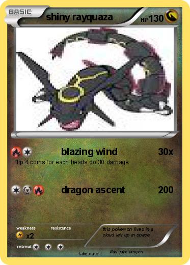 Pokemon shiny rayquaza