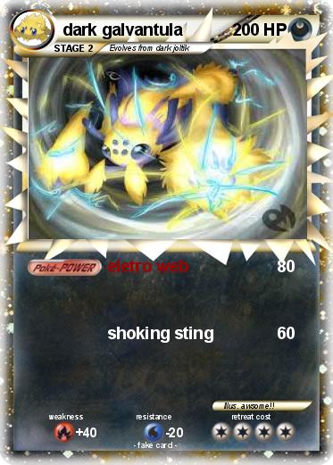 Pokemon dark galvantula