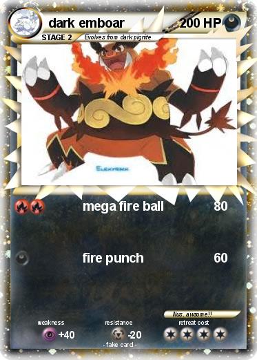 Pokemon dark emboar