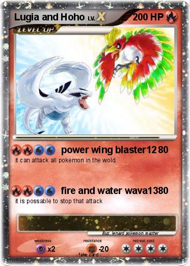 Pokemon Lugia and Hoho