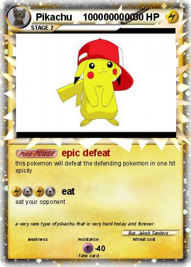 Pokemon Pikachu    1000000000