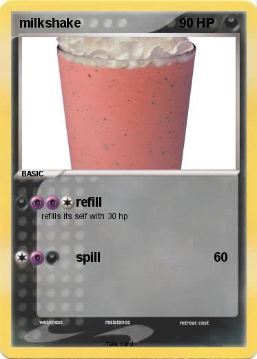 Pokemon milkshake