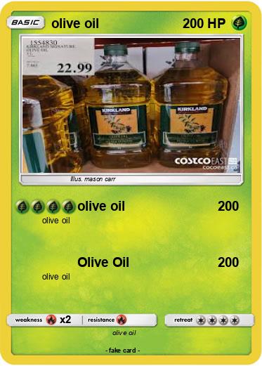 Pokemon olive oil