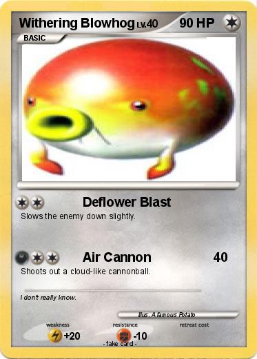 Pokemon Withering Blowhog