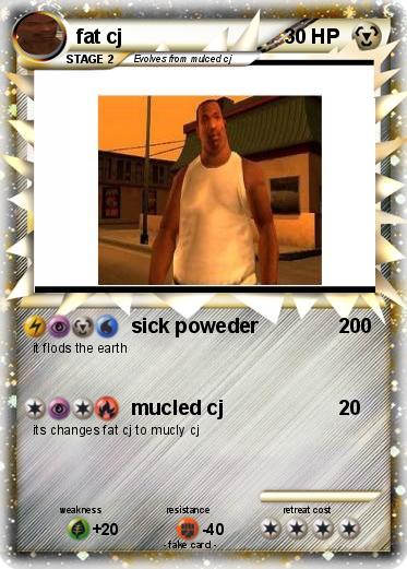 Pokemon fat cj