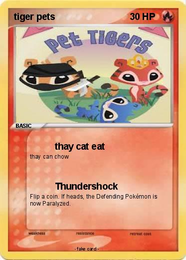 Pokemon tiger pets