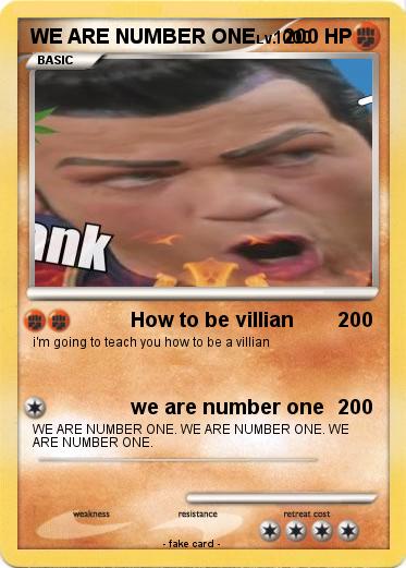 Pokemon WE ARE NUMBER ONE