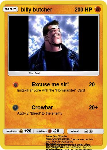 Pokemon billy butcher