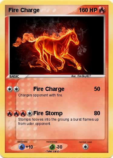 Pokemon Fire Charge
