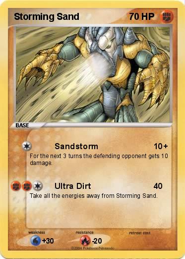 Pokemon Storming Sand