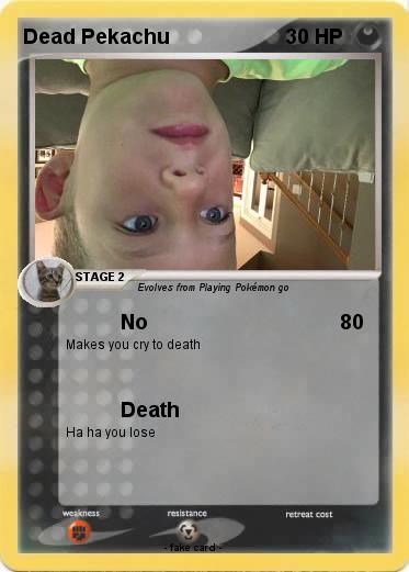 Pokemon Dead Pekachu