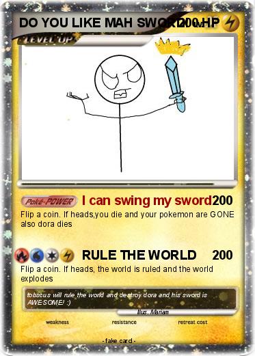 Pokemon DO YOU LIKE MAH SWORD!