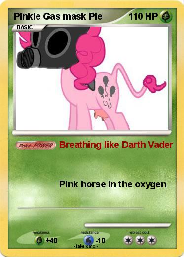Pokemon Pinkie Gas mask Pie