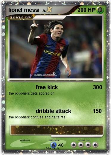 Pokemon lionel messi